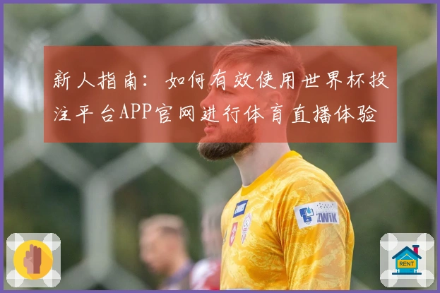 新人指南：如何有效使用世界杯投注平台APP官网进行体育直播体验